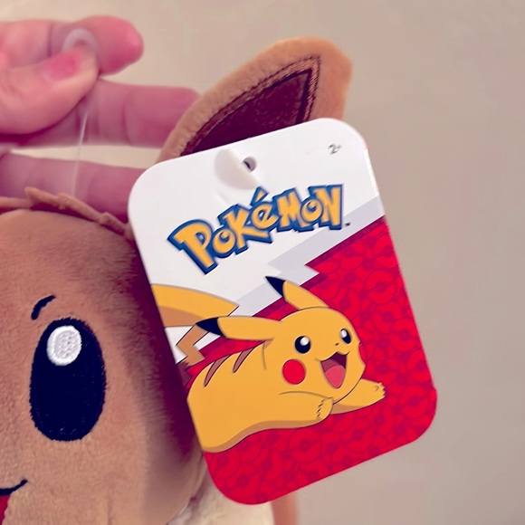 NEW HTF Pokemon Eevee Plush Nice Addition to Collection, Kids Surprise Easter - Picture 4 of 9